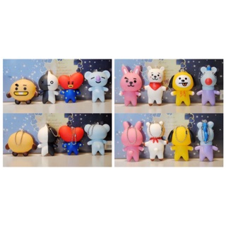 Móc khoá nhựa dẻo BT21