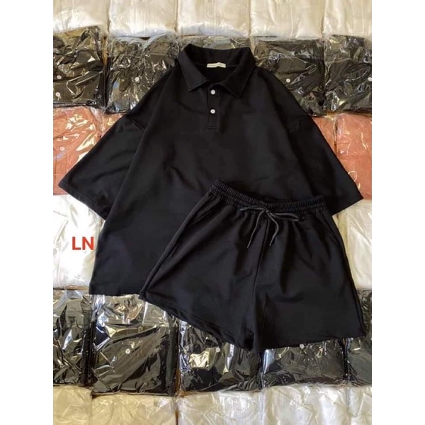 Sét áo polo + quần đùi