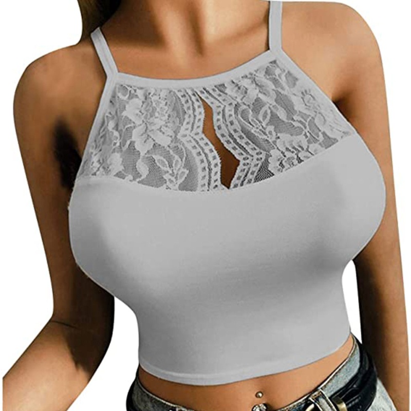 Áo Lót Ren Hoa Hai Dây Màu Trơn Khoét Rỗng Gợi Cảm Cho Nữ