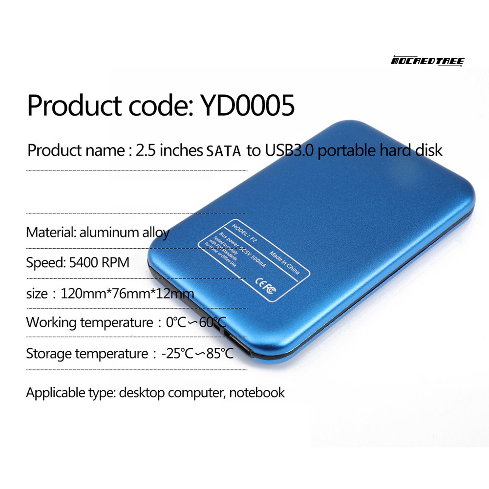 Ổ Cứng Ssd Mocr 500gb / 1t / 2t 2.5inch Sata Usb 3.0 | BigBuy360 - bigbuy360.vn