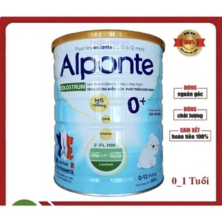 Sữa bột alponte colostrum 0+,1+,2+ 800g
