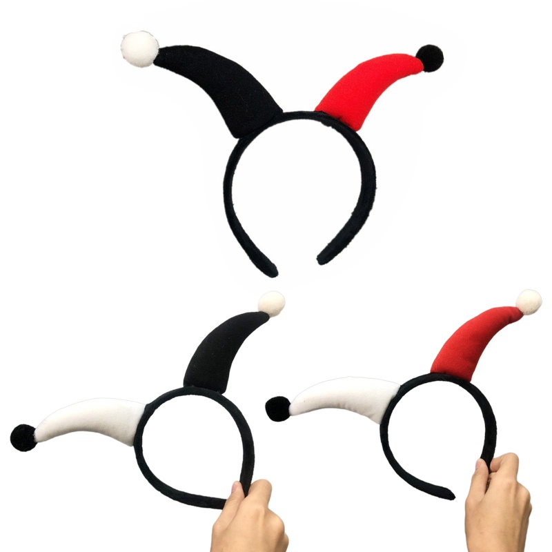 Băng Đô Cài Tóc Hình Sừng Hề Màu Sắc Độc Đáo