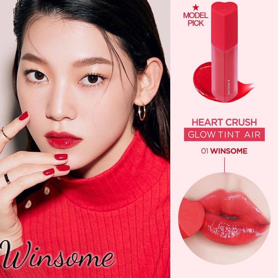 (hàng Mới Về) Son Tint Holika Holika Heart Crush Glow Air 3g | BigBuy360 - bigbuy360.vn