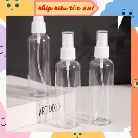 ❌COMBO 2❌Chai Chiết Xịt Phun Sương, Lọ Xịt Dung Dịch 50ml - 100ml 88069 SHIP SIÊU TỐC