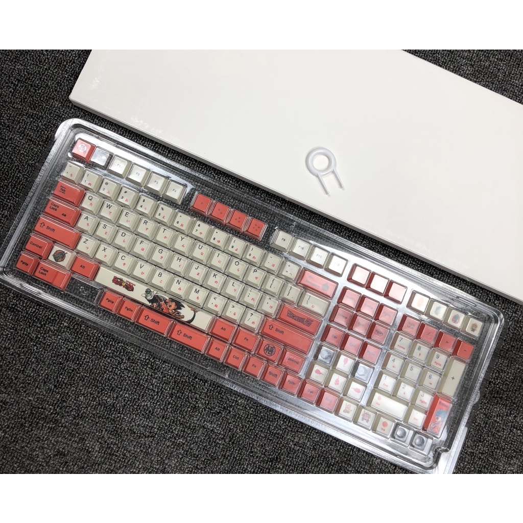 Keycap Dragon Ball chất liệu PBT công nghệ in dyesud dành cho bàn phím cơ