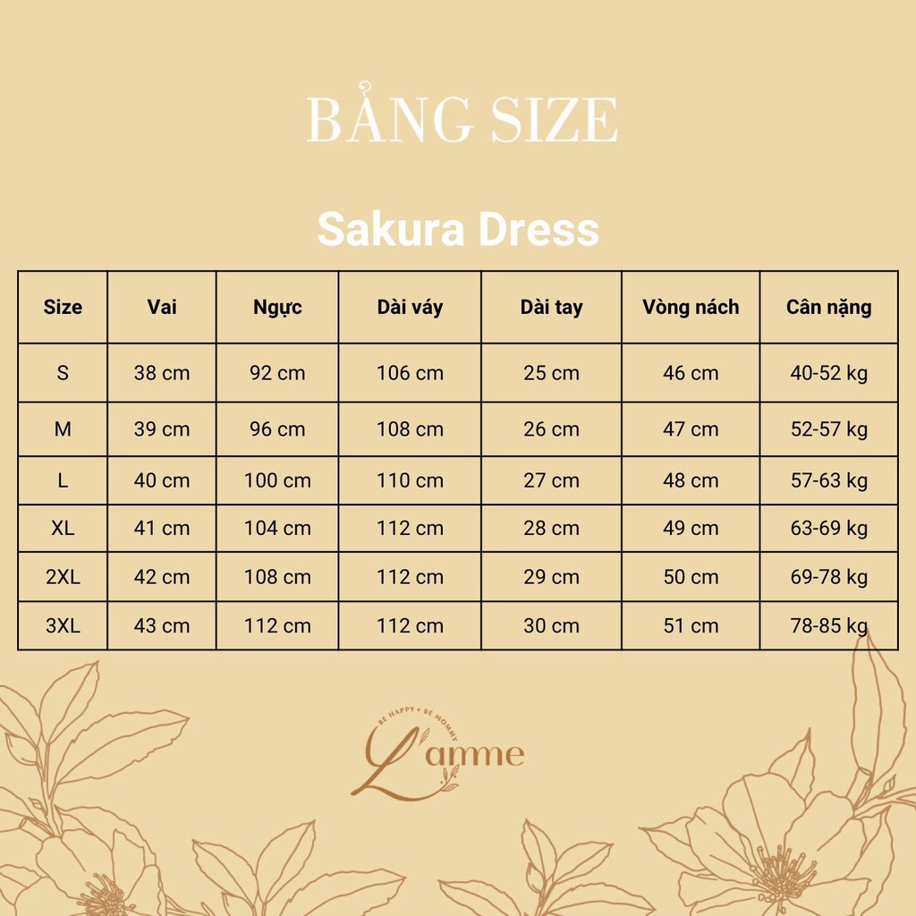 Váy bầu công sở Sakura Dress  chất lụa quyến rũ cho mẹ bầu đi tiệc, đi chơi thiết kế bởi LAMME