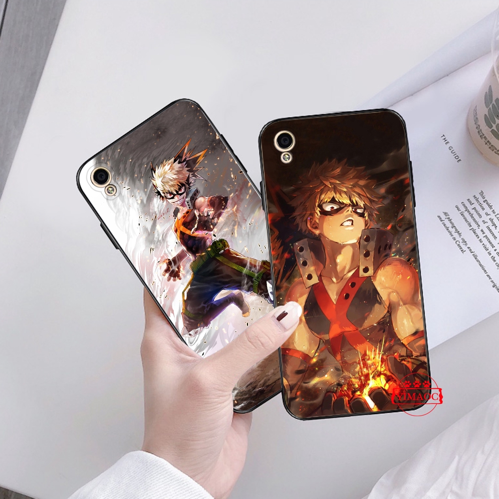 Ốp điện thoại mềm hình My Hero Academia cho OPPO A3S A5 A37 A39 A5S A7 A59 F1S F3 A1 F5 F7 F9