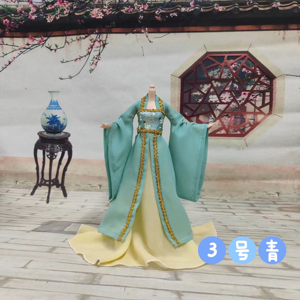 Búp Bê bjd 30cm Mặc Trang Phục Cổ Điển Hai Màu 30cm Cho Bé Gái