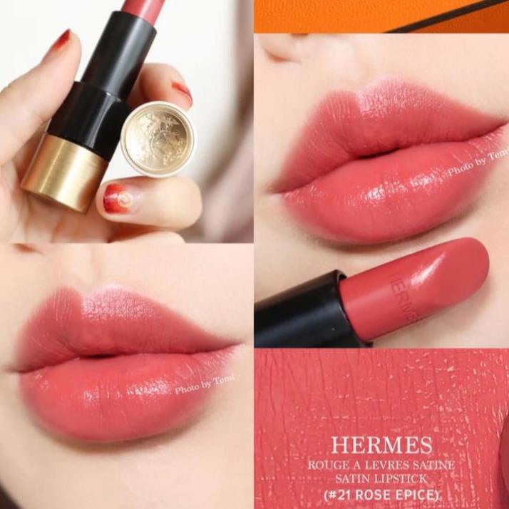 Son Hermes rouge siêu xinh, son thỏi lì Hermes chính hãng, có độ bám lâu lên tới cả ngày. etudehouse