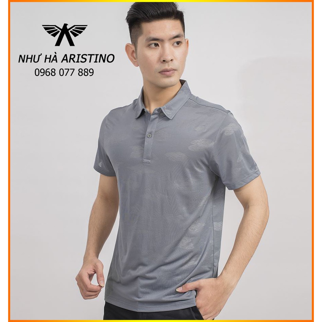 Áo Polo Aristino APS086s9 - Regular 2 Màu Xanh Tím Than và Xám CỰC MÁT có S/M/L