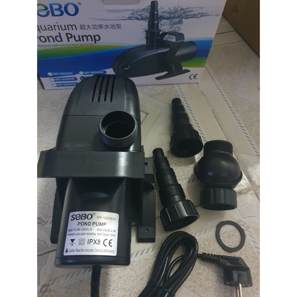 Máy Bơm Đẩy Cao SOBO Chuyên Dùng Cho Hồ Cá KOI WP-10000 - 20000 - 25000 - 30000 lít/giờ
