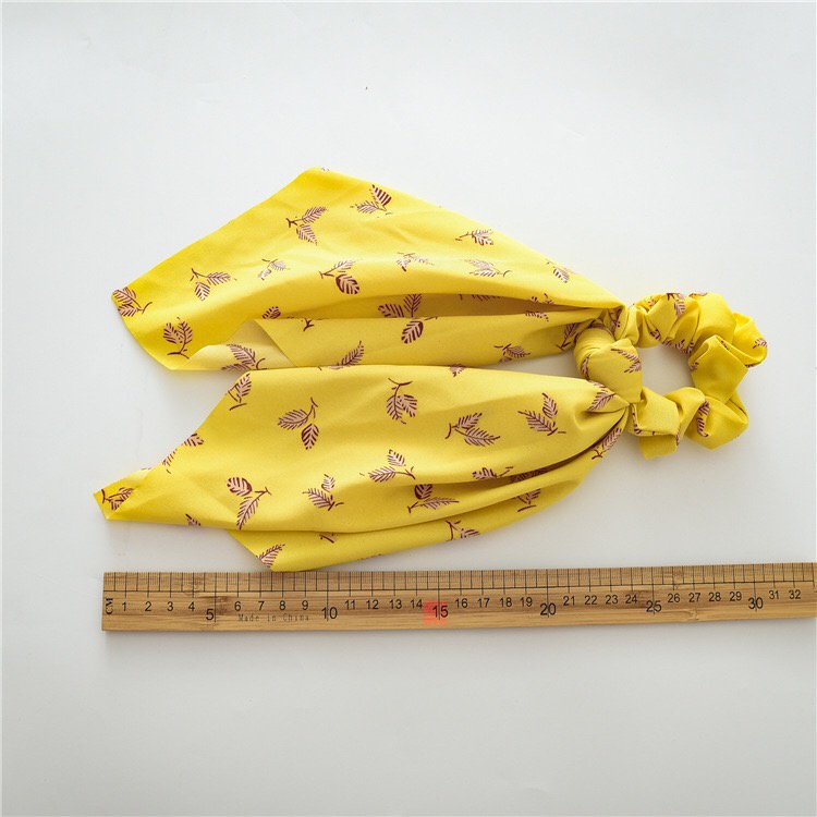 [Mẫu lẻ giảm giá] Dây buộc tóc Scrunchies vải thắt nơ vintage nhiều mẫu - SC019
