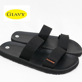 Dép giavy quai ngang nữ- k474 đen