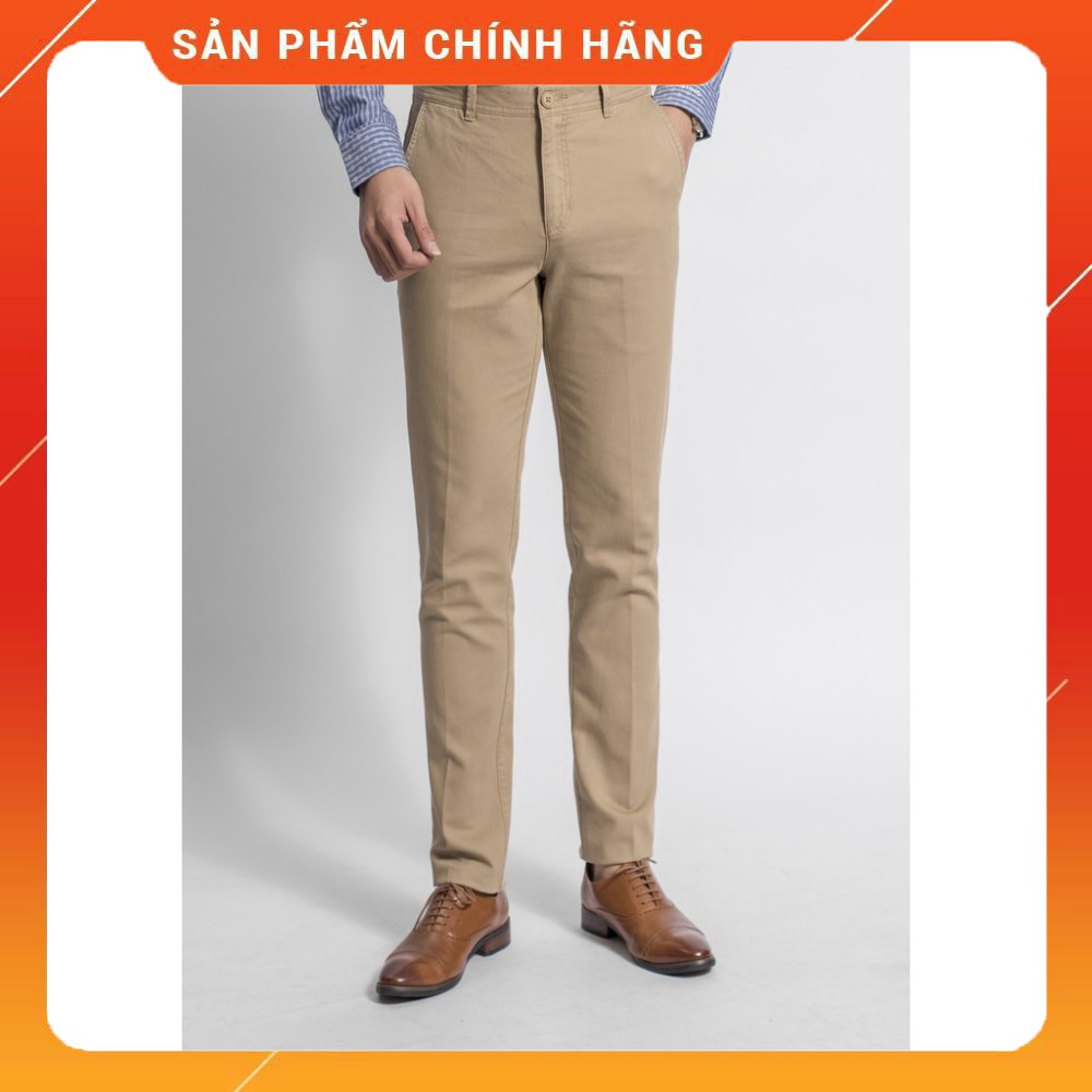 (Aristino chính hãng) Quần Kaki Aristino AKKR0208 màu Nâu 80