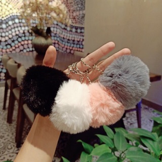 Móc khóa cục bông cute
