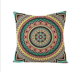 Vỏ gối hoạ tiết Boho Vintage