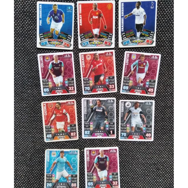 Thẻ poca match attax mùa 2011-2012, 2013-2014