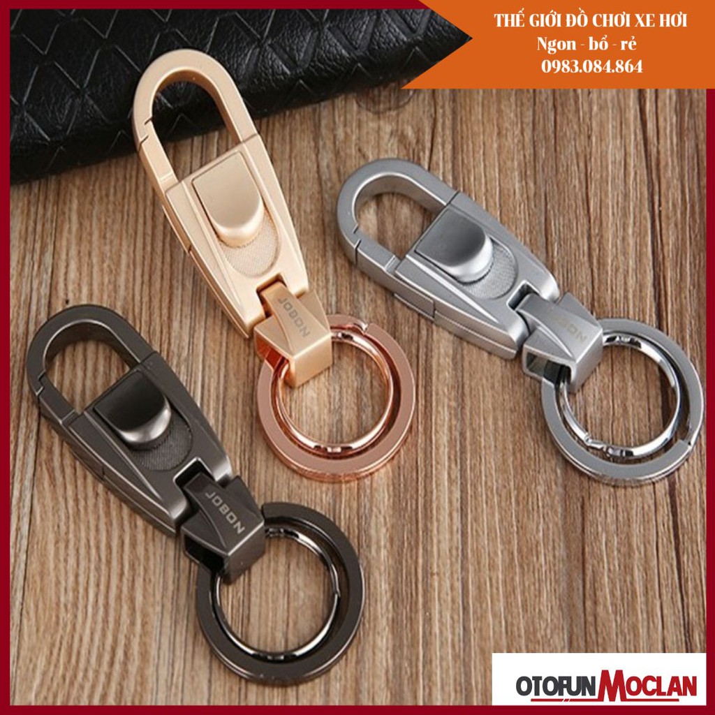 (bán sỉ) Móc khóa ô tô, xe máy cao cấp JOBON ZB-071 - có hộp đựng làm quà tặng - tặng kèm móc thất lạc
