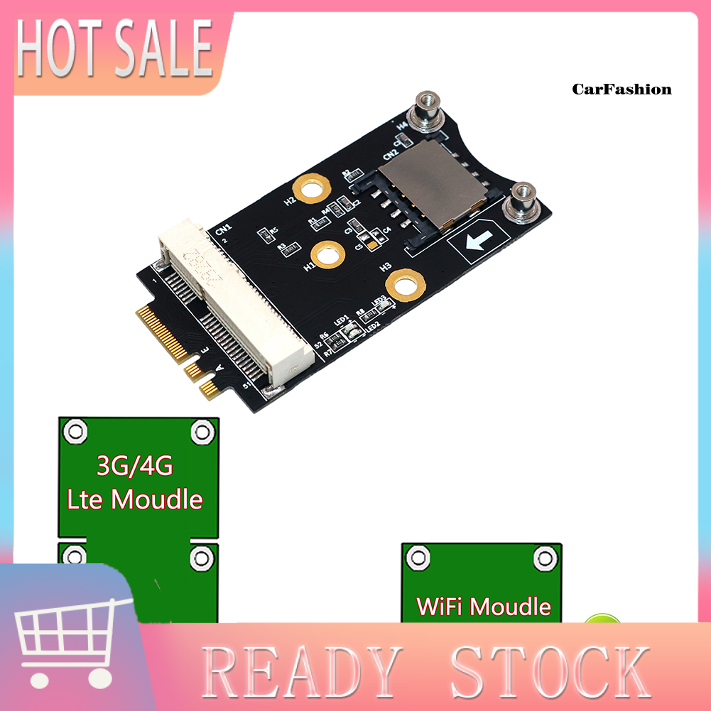 Bộ Chuyển Đổi Mini Pci-E Sang M.2 Ngff Key A / E Với Khe Sim Cho 3g / 4g