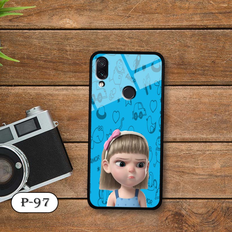 Ốp lưng kính 3D Xiaomi Redmi Note 7/ Note 7 Pro- hình cute