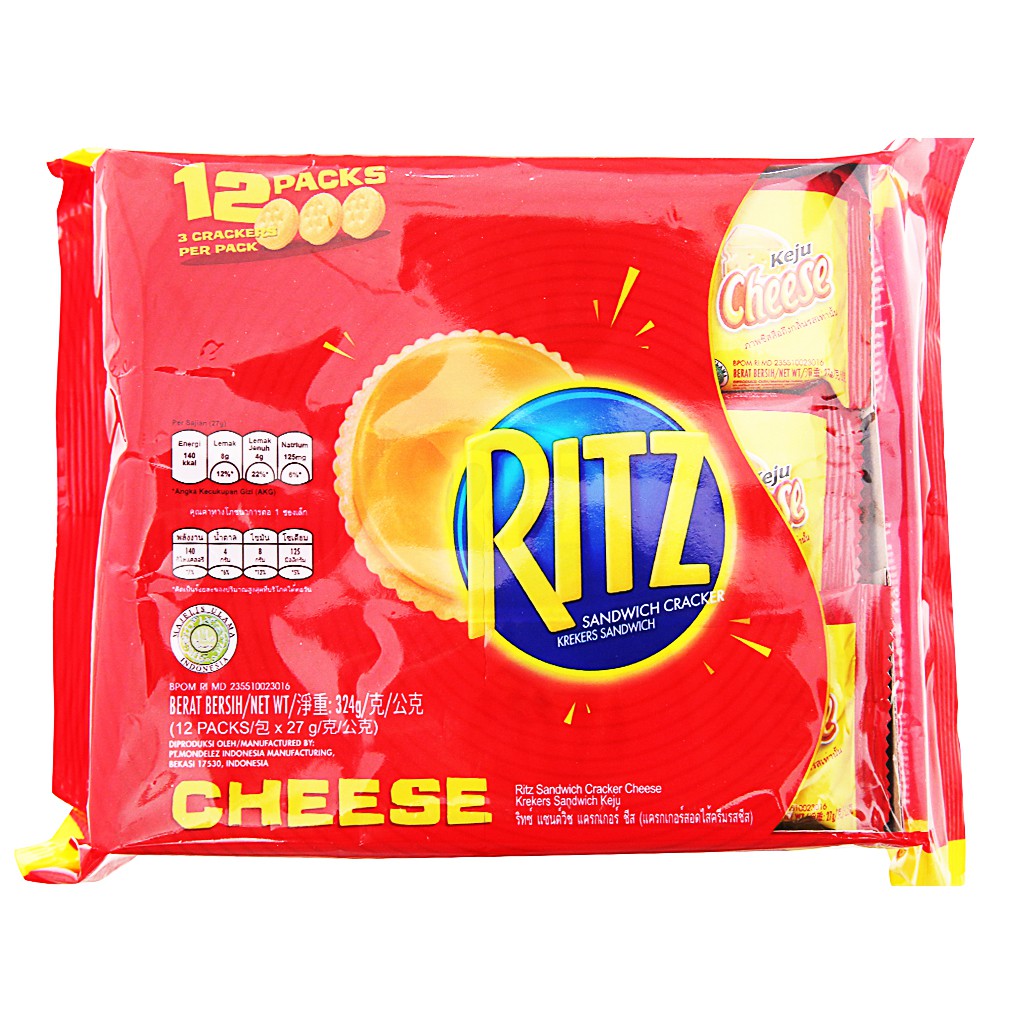 Bánh quy Ritz kẹp kem 324g