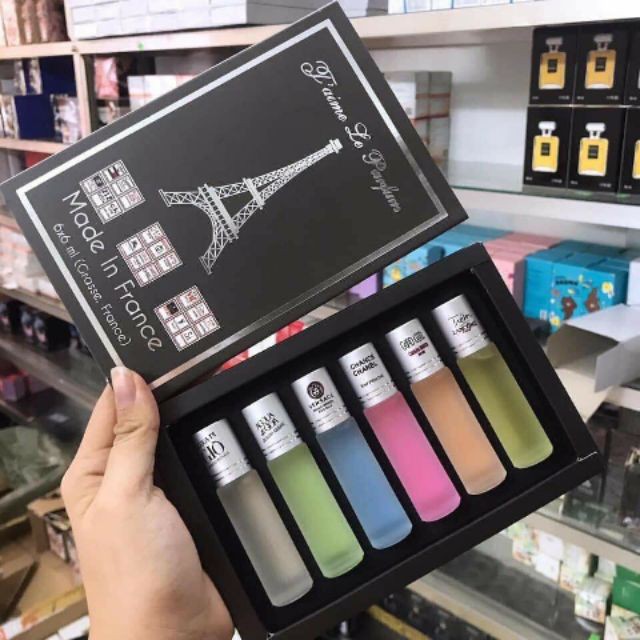 Hộp set 6 chai nước hoa lăn chiết Pháp | BigBuy360 - bigbuy360.vn