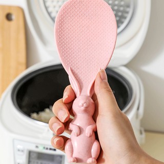 Muỗng Múc Cơm Lúa Mạch Hình Thỏ Xinh Xắn (SP001367 )