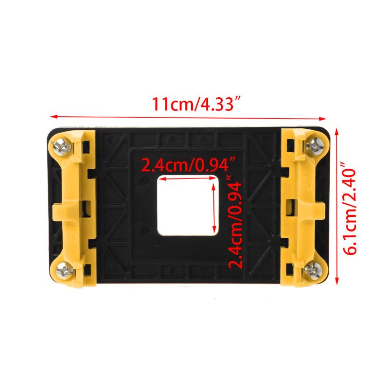 1 Giá Đỡ CPU LIDU1 Màu Vàng Đen Cho AM2 AM2 + AM3 AM3 + FM1