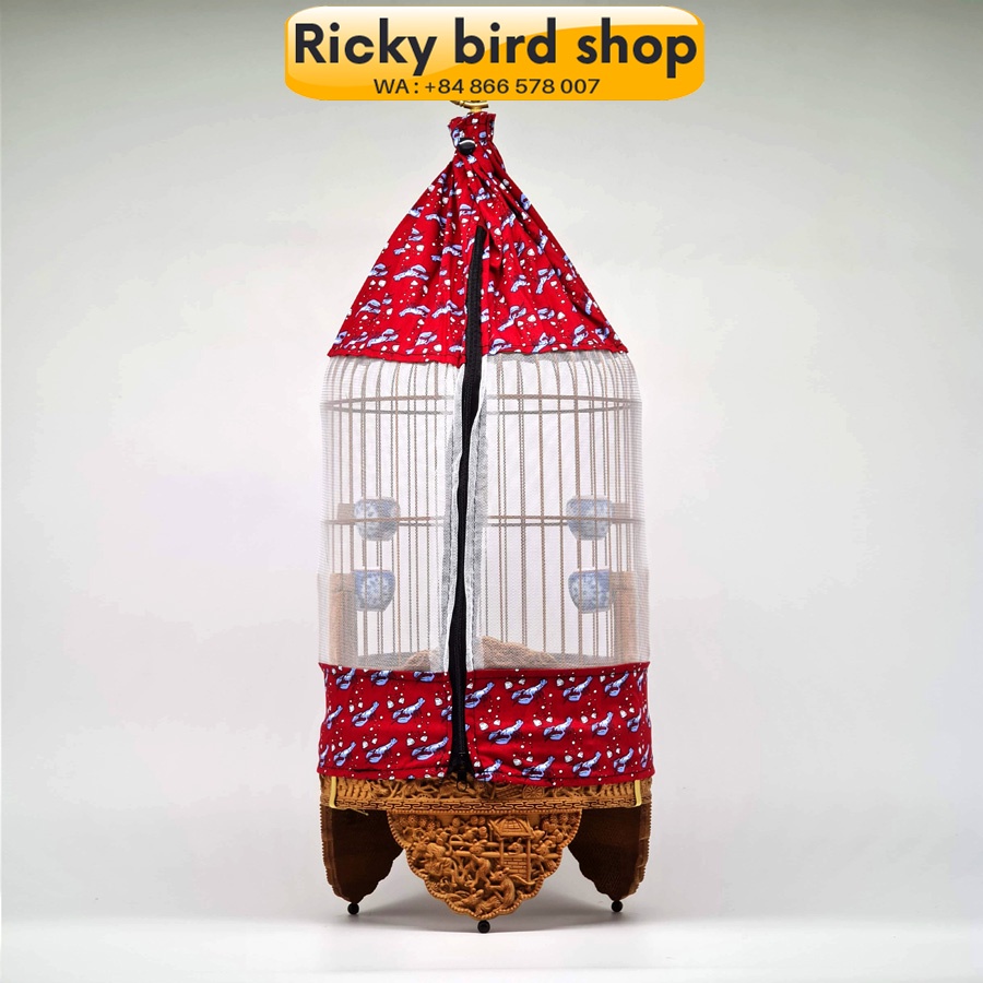 6 Pieces cover cloth for Puteh cage (Ricky bird shop)