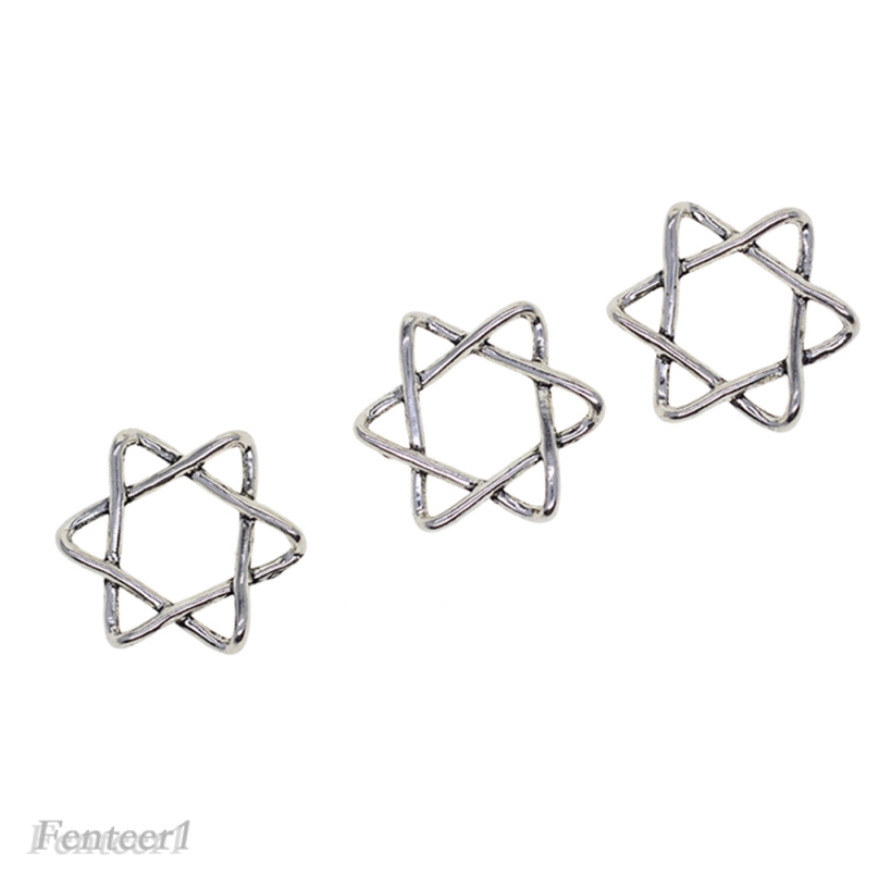 Bộ 100 Mặt Dây Chuyền Hình Ngôi Sao Phong Cách Vintage