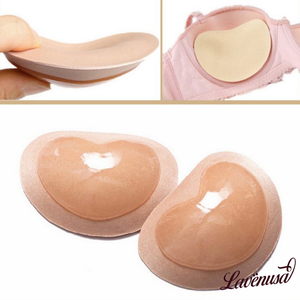 Miếng dán độn ngực chất đúc su dày 2cm nâng ngực tạo khe mềm mại LAVENUSA AL39