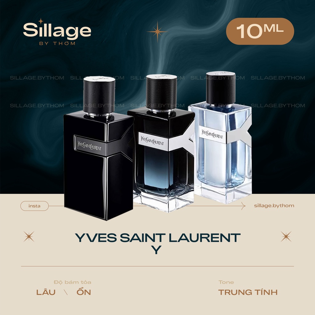 YSL Y EDT EDP LE PARFUM | Mẫu thử nước hoa nam