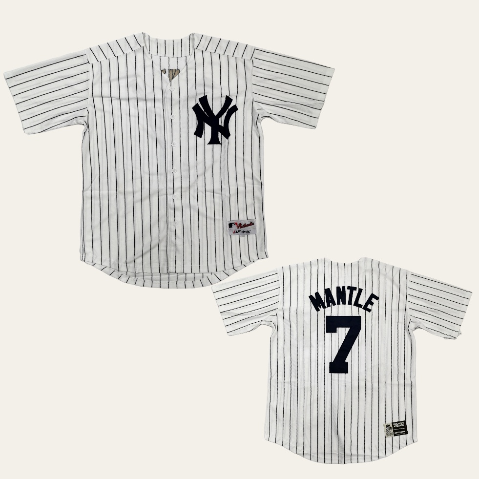 ∋Áo Bóng Chày ¦ New York Yankees Nam-Nữ Streetwear-Unisex-Oversize-BigSize-Hiphop-Kpop Jersey-Thoáng mát