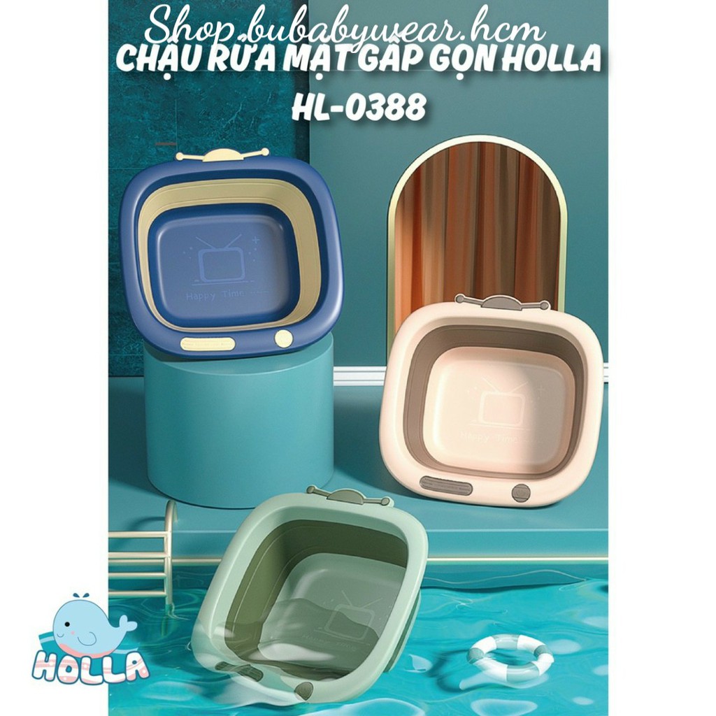 CHẬU RỬA MẶT GẤP GỌN HOLLA TIVI cao cấp