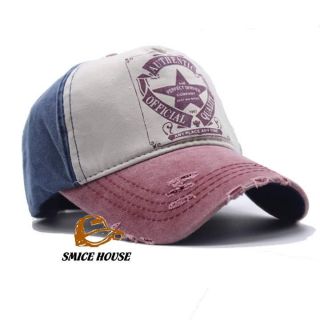 Mũ lưỡi trai jeans rách bụi bặm