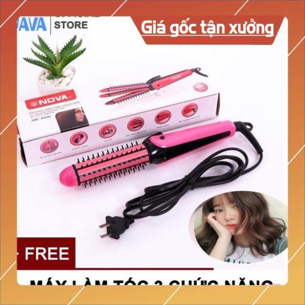 CHUYÊN SỈ: Máy làm tóc 3 in 1 đa năng Lược điện Nova - Java shop Ưu tiên bán sỉ, giá cực sốc: