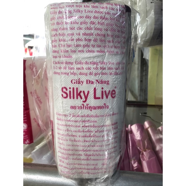 [Q11]GIẤY CUỘN DÀI ĐA NĂNG SILKY LIVE