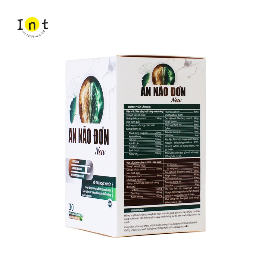 Viên Uống Hỗ Trợ Bổ Não Hoàng Kim Phiên Bản Mới