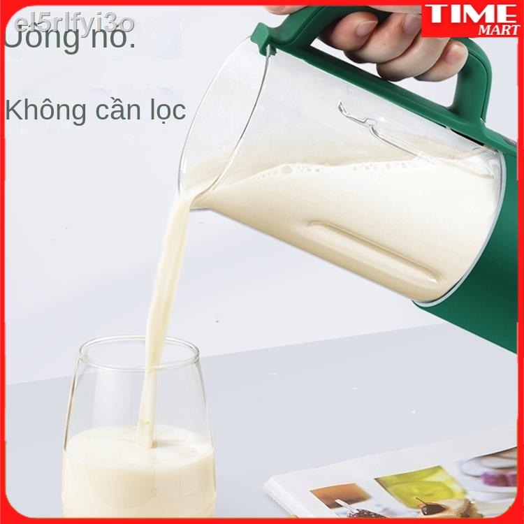 [Mẫu mới 2022] Máy làm sữa đậu nành mini,loại nhỏ hoàn toàn tự động Gia đình, thông minh nấu ăn đa chức năng[ TIME_MART]