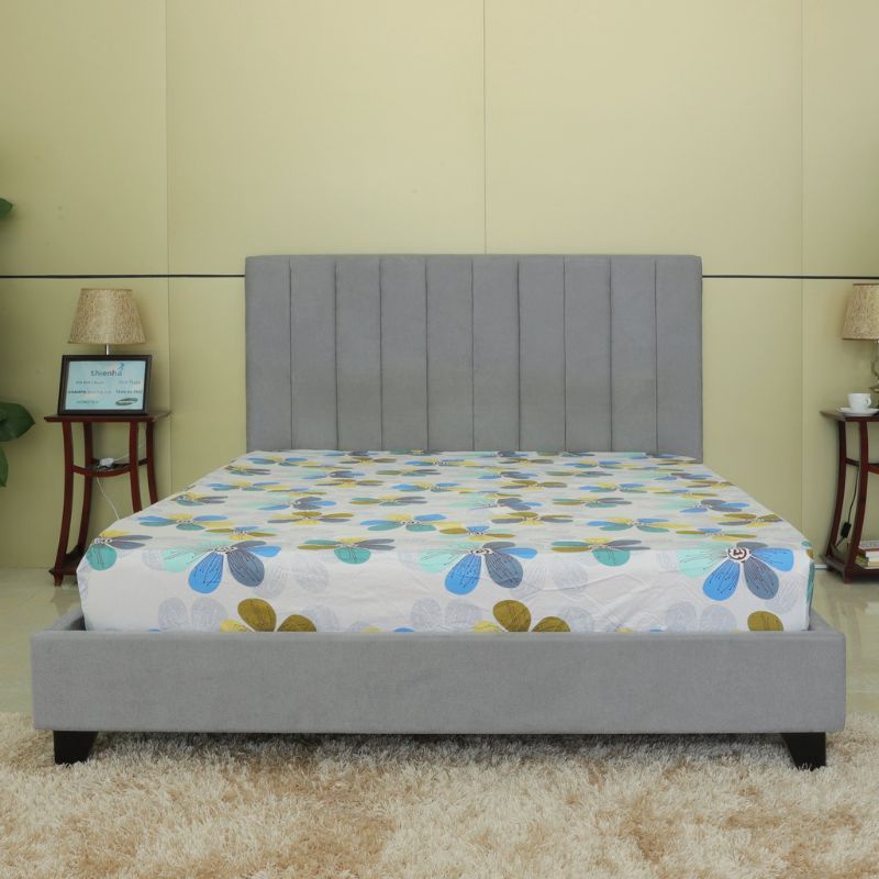 Tấm drap bọc nệm Hometex, Ra trải giường cotton hoa Hometex 1m6 và 1m8