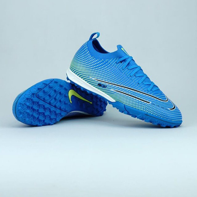 Giày Bóng Đá Mercurial Cổ Dệt - Tặng kèm tất chống trơn - Bảo hành 2 tháng