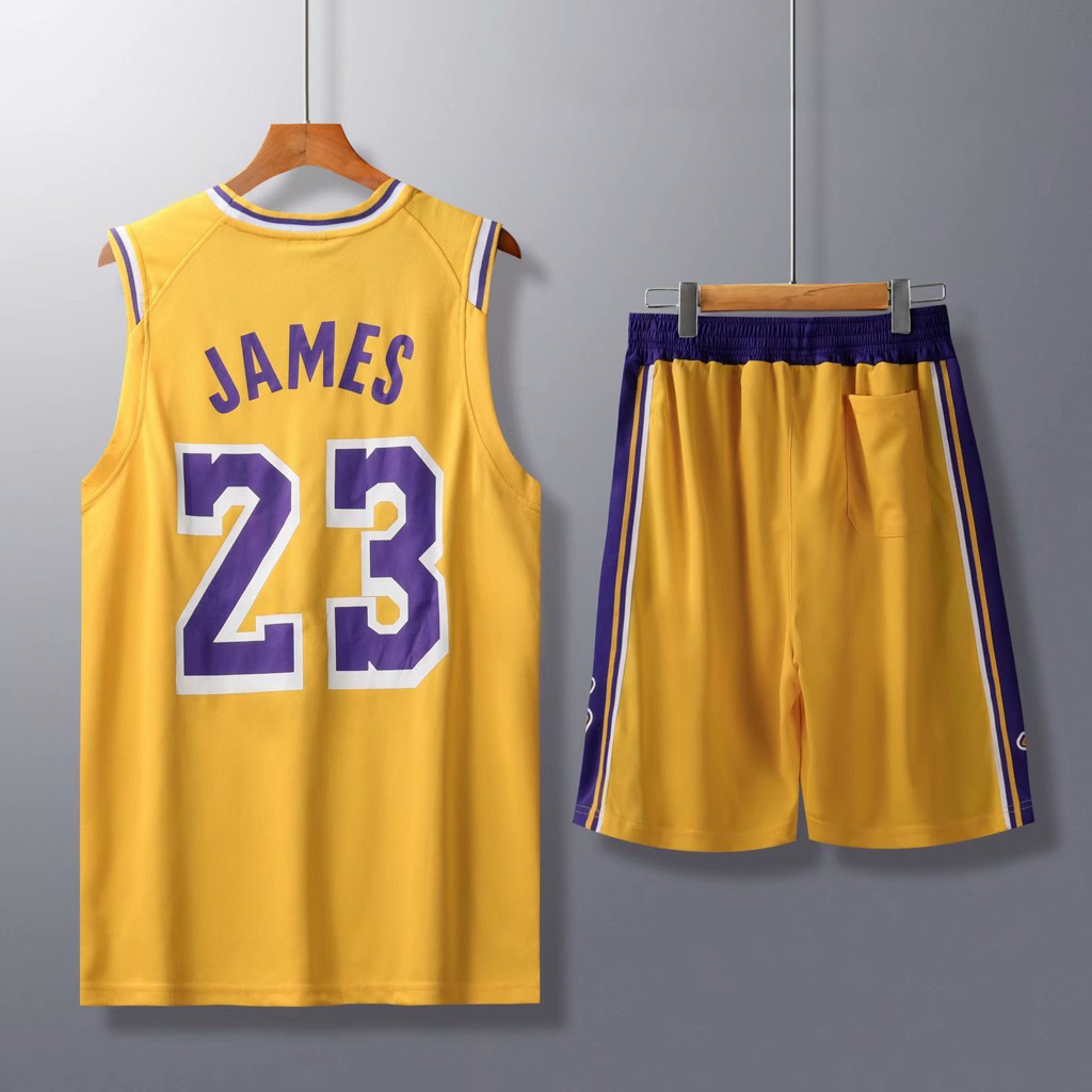 Bộ Đồ Thể Thao Bóng Rổ Nba Los Angeles Lakers James 23