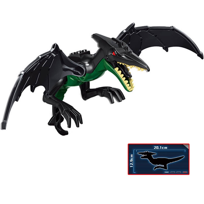 5styles Jurassic Park Dinosaur Baryonyx Figures Building Blocks Toy Assemble Kids Toys