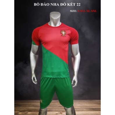 Bộ quần áo bóng đá just play Bồ Đào Nha Đỏ 2022