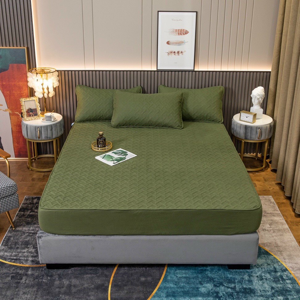 Ga chống thấm chun trần Cotton mẫu mới, êm dịu, thoáng mát