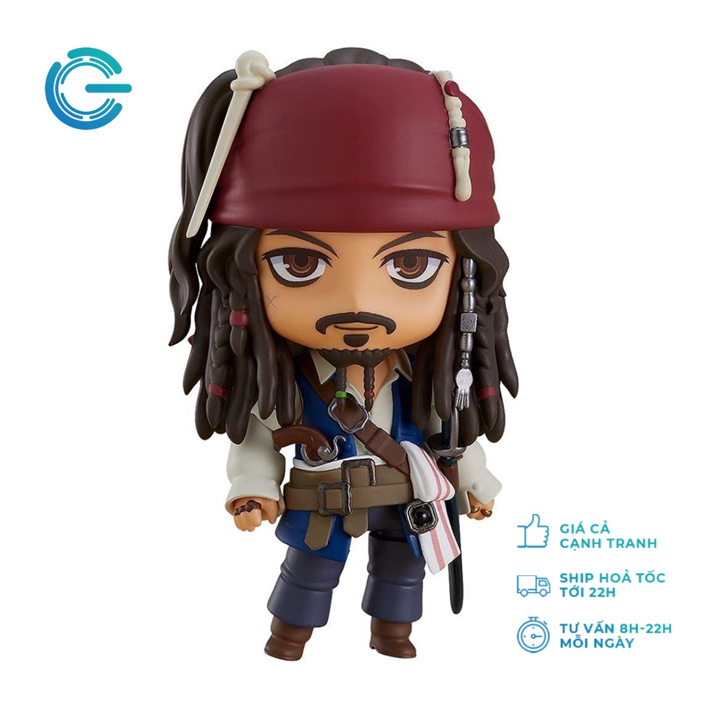 Mô hình nendoroid 1557 jack sparrow dòng pirate of caribean Gamestop.vn POCND01