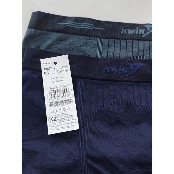 Quần sịp đùi boxer nam KWIN-Aristino diệt liền siêu co giãn, không hằn