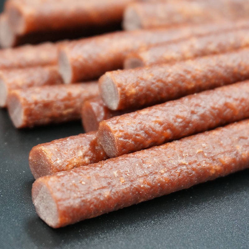 Pet Dog Snack Thịt bò Dải Beef Stick Ham Xúc xích Đào tạo Nghiền Gold Mao Teddy Chó Thực phẩm Thức ăn cho thú cưng