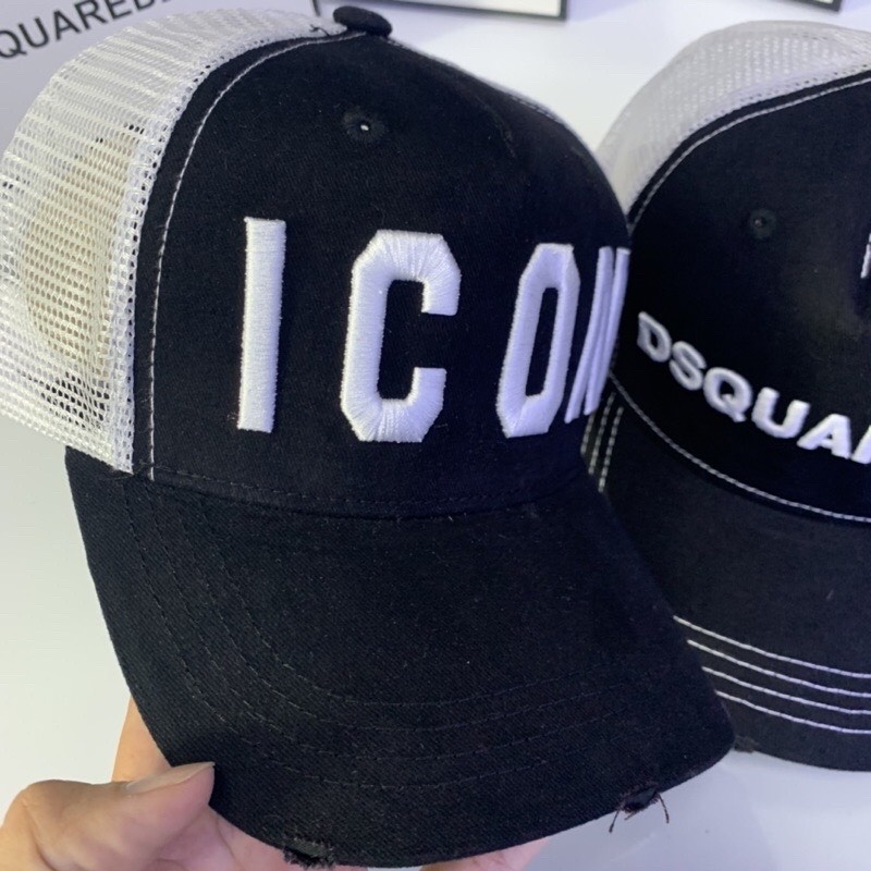 [VIDEO + ẢNH THẬT] ⚡ Mũ Lưỡi Trai Nam Chữ Nổi Gáy Lưới - Nón Lưỡi Trai DSQ - ICON Cao Cấp - Có Tặng Kèm Hộp