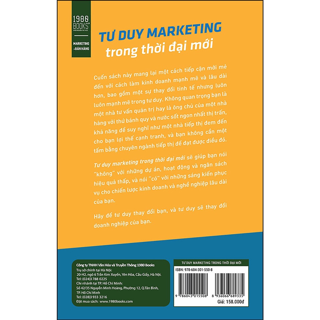 Sách - Tư Duy Marketing Trong Thời Đại Mới